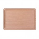 Tabla de madera de haya con surcos