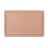 Tabla de madera de haya con surcos