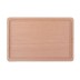 Tabla de madera de haya con surcos