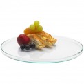 Plato llano de vidrio trendglas Jena