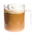 Taza OFFICE DOT 400 ml vidrio de borosilicato con café capuccino