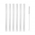 Pajita de vidrio de borosilicato pack 6 con cepillo limpiador