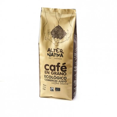 Paquete de café de 1 kg bio de comercio justo Alternativa3