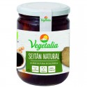 Nuevo diseño bote de vidrio con tapa de rosca con seitan bio 350 g de la marca Vegetalia