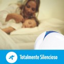 Airfree P funcionando en silencio en una habitación con una madre y su hija durmiendo