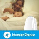 Es completamente silencioso, niña durmiendo con su madre con Airfree Babyair en silencio