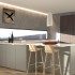 Airfree Lamp instalado en la cocina