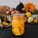 Tarro Kilner redondo de 3 litros con calabazada fermentada