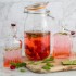 Tarro Kilner redondo de 3 litros con agua saborizada