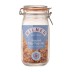 Tarro redondo clip top de Kilner con 1,5 litros de capacidad y un flyer con instrucciones