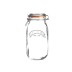 Tarro redondo clip top Kilner de 1,5 litros
