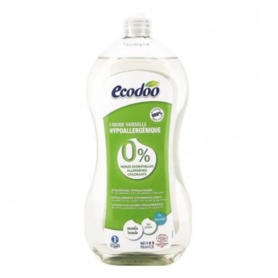 Lavavajillas hipoalergénico Ecodoo en envase 100% biodegradable de 1 litro