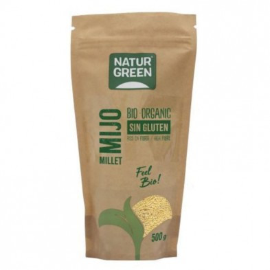 Mijo pelado sin gluten en sobre de 500 g de Naturgreen