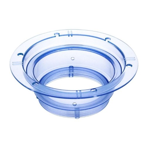 Vista girada del anillo con rosca del filtro por gravedad Acala Quell Smart