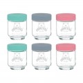 juego de 6 tarros de vidrio para potitos del bebé de 190 ml Kilner