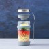 Tarro de vidrio para desayuno on the go 500 ml Kilner con ensalada y todas las tapa abierta
