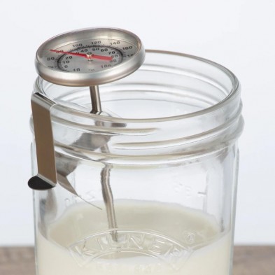 El termómetro sirve para controlar en todo momento el proceso de creación del yogur