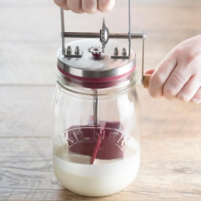 Tarro de vidrio Kilner para mantequilla casera Tarro de vidrio Kilner para mantequilla casera