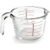 Jarra medidora de vidrio de borosilicato con mango y marcas de llenado con 500 ml de Lacor