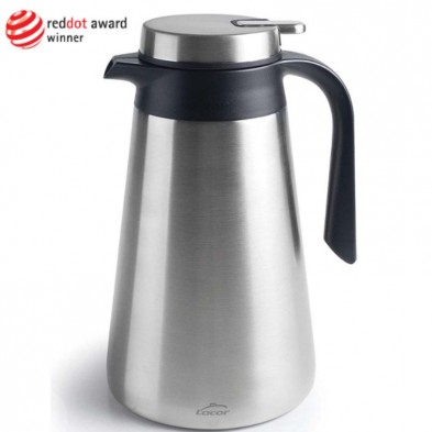 Jarra termo de acero inoxidable de 2,2 litros con mango Lacor Jarra termo de acero inoxidable de 2,2 litros con mango Lacor