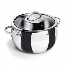 Olla con tapa de vidrio Belly Lacor de 20 cm