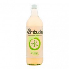 Botella de vidrio de Bio Kombucha Té Verde 1 litro