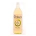 Botella de vidrio de la bebida bio Kombucha Yerba Mate de 1 litro