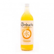 Botella de 1 litro de Bio Kombucha curcuma sin pasteurizar