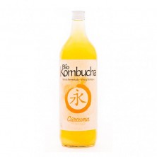 Botella de 1 litro de Bio Kombucha curcuma sin pasteurizar