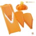 Juego de cortador de verduras Mandolina Naranja, ideal para ensaladas, con varios accesorios de cuchillas.