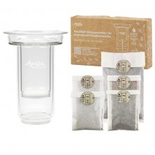 Filtro de vidrio AcalaQuell más 1 recarga de elementos filtrantes