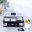 Yogurtera de vasos DEVA Lacor con yogur natural recién hecho