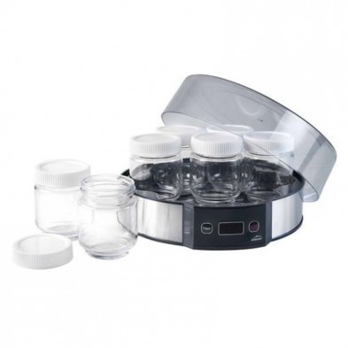 Yogurtera redonda con 7 vasos de cristal Multi de Lacor