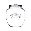 Tarro de vidrio Push Top 2 litros Kilner con tapa