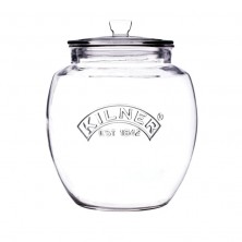 Tarro de vidrio Push Top 2 litros Kilner con tapa