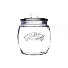Tarro almacenaje vidrio con tapa Push Top de 0,85 litros de kilner