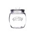 Tarro almacenaje vidrio con tapa Push Top de 0,85 litros de kilner