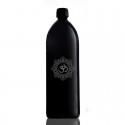 Botella de agua 1 litro mandala y símbolo OM grabado Miron Violet Glass