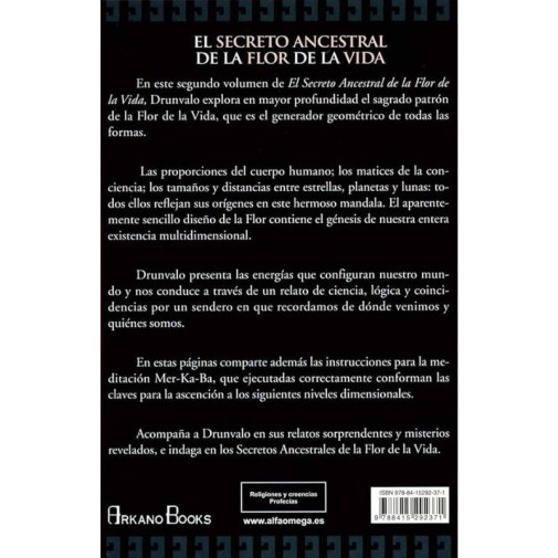 Contraportada del libro La flor de la vida en ti Andreas Beutel