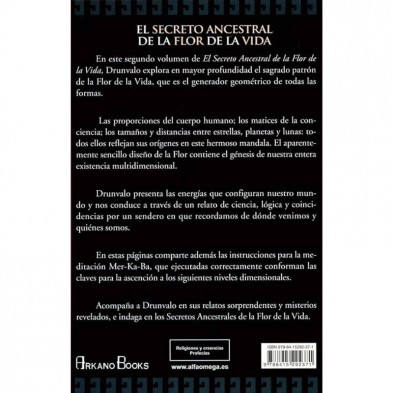 Contraportada del libro La flor de la vida en ti Andreas Beutel