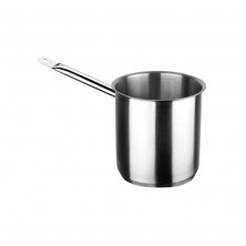 Olla para el baño María con mango largo de acero inoxidable sin níquel 16 cm de diámetro