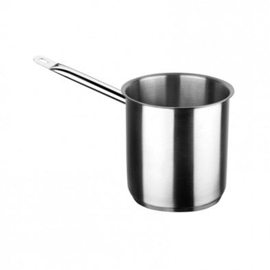 Olla para el baño María con mango largo de acero inoxidable sin níquel 20 cm de diámetro Olla para el baño María con mango largo de acero inoxidable sin níquel 20 cm de diámetro
