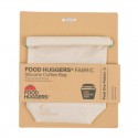 Bolsa de tela Food Huggers con su packaging de cartón