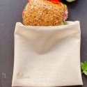 Bolsa de tela para sándwich Food Huggers con un bocata de pan de semillas
