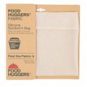Bolsa de tela para sándwich Food Huggers con su packaging de cartón