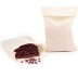 Bolsa de tela a granel Food Huggers exterior algodón e interior recubrimiento de silicona platino con alubias en el interior