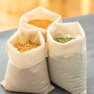 Bolsa de tela a granel Food Huggers exterior algodón para comprar a granel y conservar legumbres en la despensa