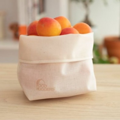 Bolsa de tela con dobladillo Food Huggers con melocotones