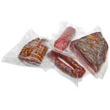 Bolsas para envasar al vacío Status 28x36 cm con carne y embutido