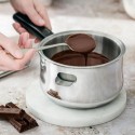 Chocolate fundido con el cazo baño maría acero inoxidable 18/10 Lacor